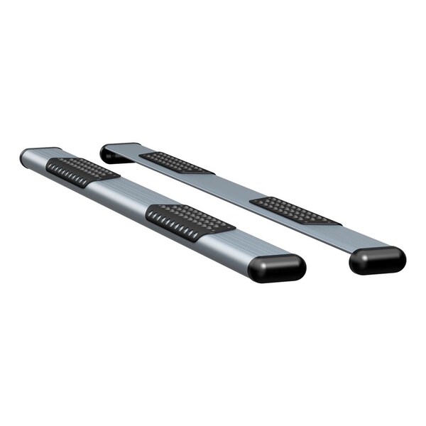 O-MEGA II 6IN OVAL STEPS SILVER POWDER COAT